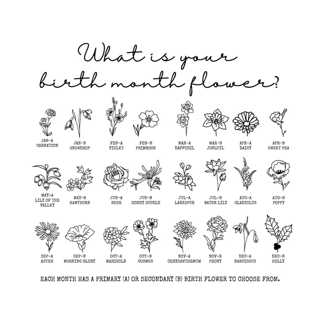 Exploring the Blossoming Beauty: Birth Month Flowers and Their Enchanting Meanings