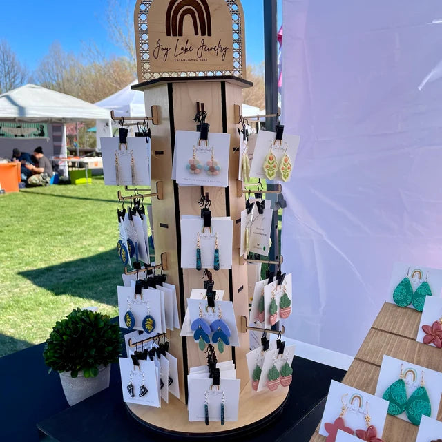 Custom Spinning Product Hanging Display Tower
