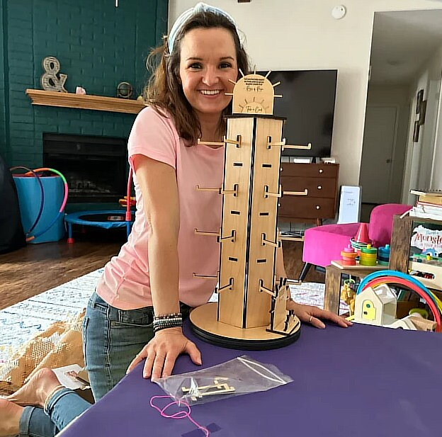 Custom Spinning Product Hanging Display Tower