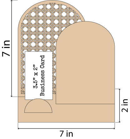 Custom Double Arch Business Display