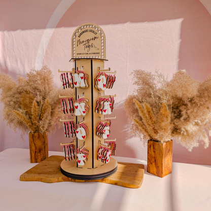 Custom Spinning Product Hanging Display Tower